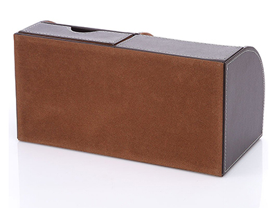 7 Storage Compartments Multifunctional PU Leather Office Desk Organizer