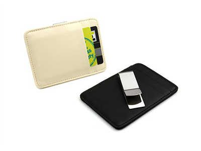 Money Clip with Business Card Holder