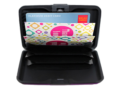 Aluminum Business Card Holder