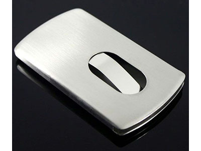 Stainless Steel Pocket Business Card Holder