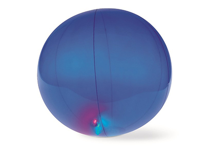 INFLATABLE BEACH BALL WITH LIGHT