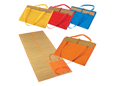 STRAW BEACH MAT