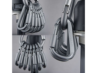 ALUMINUM D SHAPE CARABINEER