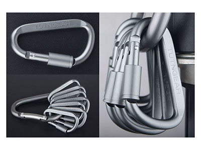 ALUMINUM D SHAPE CARABINEER