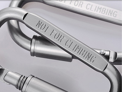 ALUMINUM D SHAPE CARABINEER