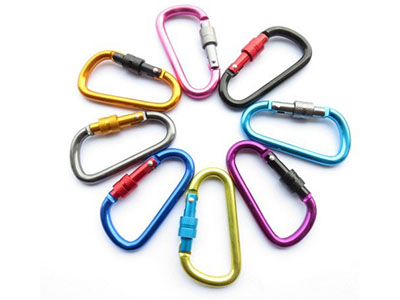 D SHAPE COLORFUL CARABINEER