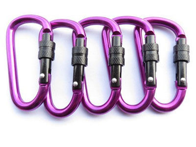 D SHAPE COLORFUL CARABINEER