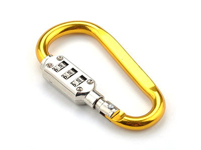3 DIGIT CODE LOCK CARABINEER