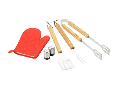 BBQ NOW APRON AND BBQ SET