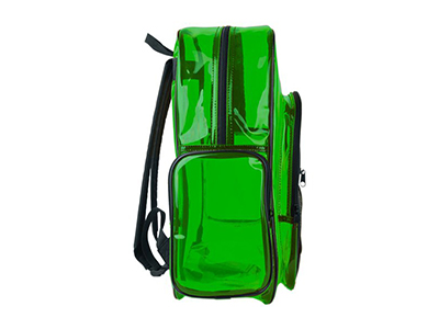 K-CLIFFS CLEAR TRANSPARENT PVC SCHOOL BACKPACK 
