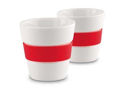 2 CUP SET WITH SILICONE GRIP
