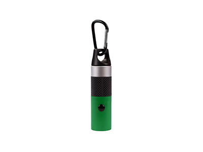 LED FLASHLIGHT WITH CARABINER