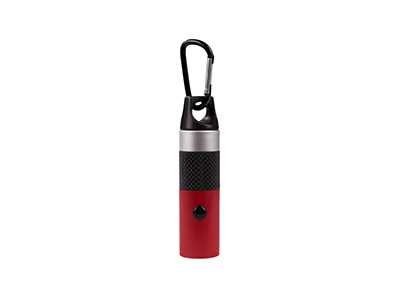 LED FLASHLIGHT WITH CARABINER