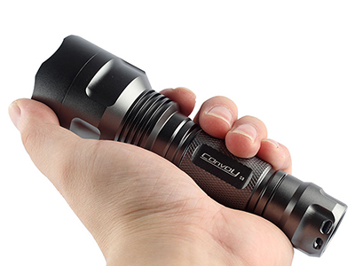 GRAY CONVOY C8 CREE XML2 U2-1A LED FLASHLIGHT