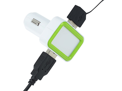 LED DUAL PORT CAR CHARGER