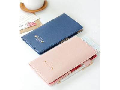 FASHION PU LEATHER PASSPORT WALLET