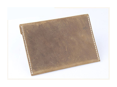 GENUINE LEATHER ENVELOPE PASSPORT WALLET