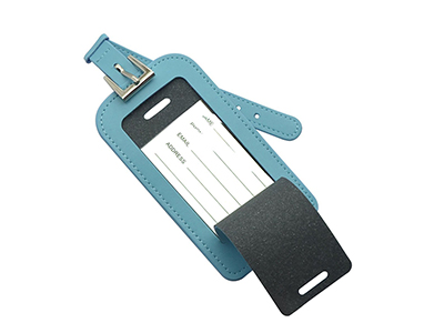 MICROFIBER LEATHER LUGGAGE TAG