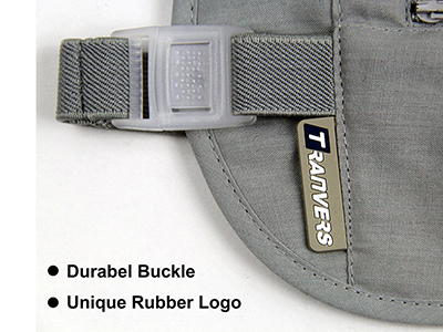 BREATHABLE UNDER-CLOTHES TRAVEL SECURITY WAIST POUCH