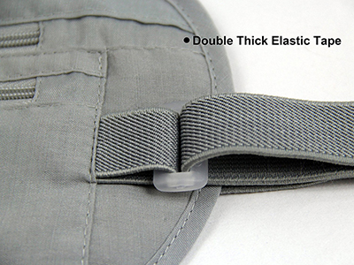 BREATHABLE UNDER-CLOTHES TRAVEL SECURITY WAIST POUCH