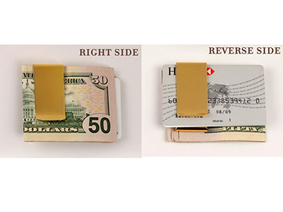 DOUBLE-SIDED SMART MONEY CLIP & CREDIT CARD HOLDER