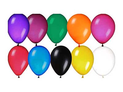 9” CRYSTAL COLORS BALLOON