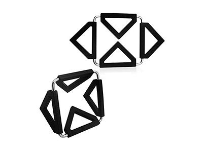 ADJUSTABLE SIZE HEAVY DUTY SILICONE AND METAL POT MAT