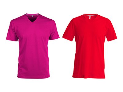 V-NECK MEN T-SHIRT