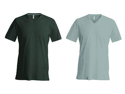 V-NECK MEN T-SHIRT