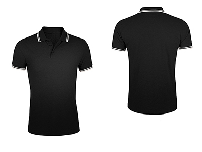 CONTRASTING STRIPES POLO SHIRT