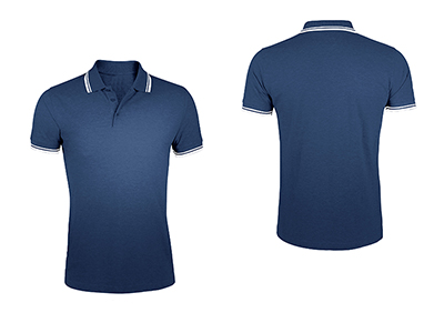 CONTRASTING STRIPES POLO SHIRT