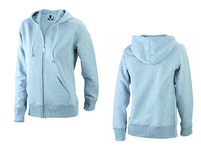 ZIPPER CLOSURE SWEATSHIRT, WOMEN