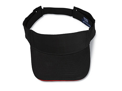 BRUSHED COTTON SANDWICH VISOR