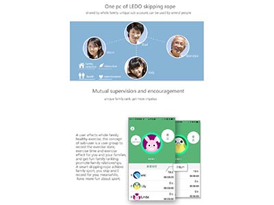 LEDO COUNTING FITNESS SKIPPING ROPE