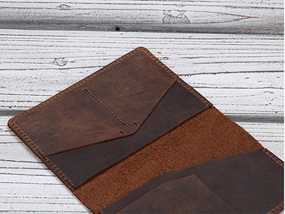GENUINE LEATHER PASSPORT HOLDER