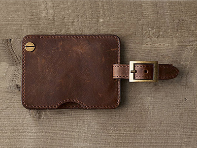 LEATHER LUGGAGE TAG