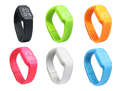 LED PEDOMETER BRACELET 