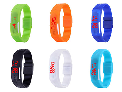 LED PEDOMETER BRACELET