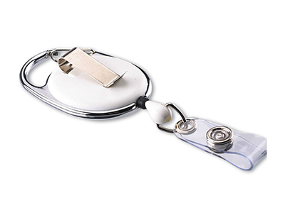 CLIP-ON RETRACTABLE BADGE HOLDER