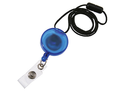 ALLIGATOR CLIP RETRACTABLE BADGE HOLDER