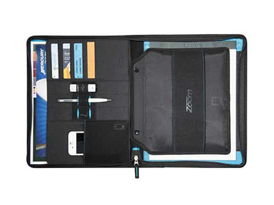 2-in-1 TECH Sleeve Zip Padfolio