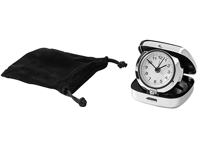 PISA POP-UP ALARM CLOCK WITH POUCH