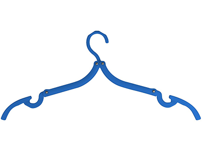 DOVER 3-PIECE FOLDABLE HANGER SET