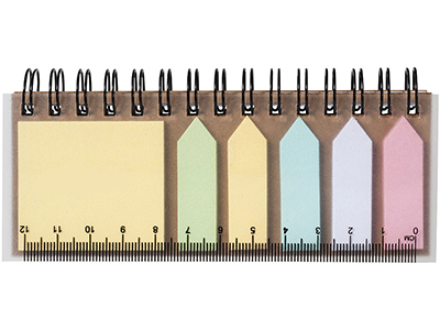 SPIRAL STICKY NOTES BOOK