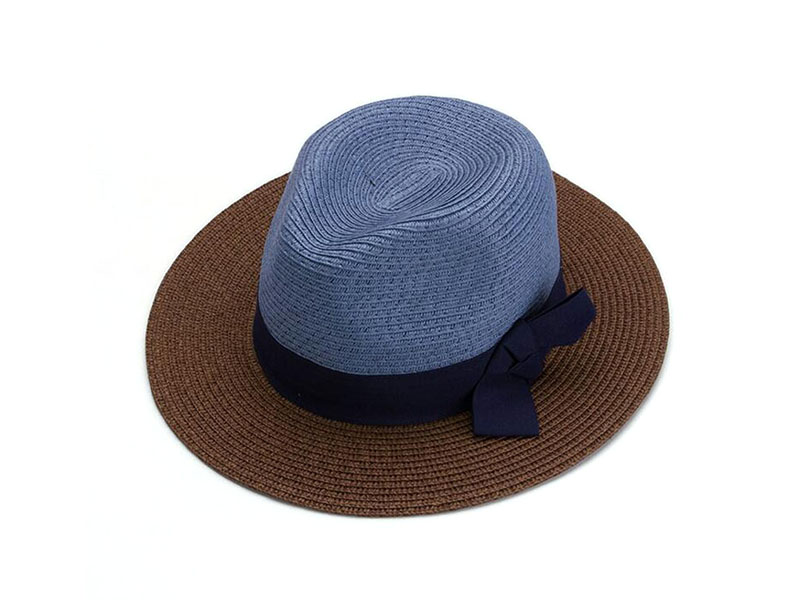 2-tone straw hat