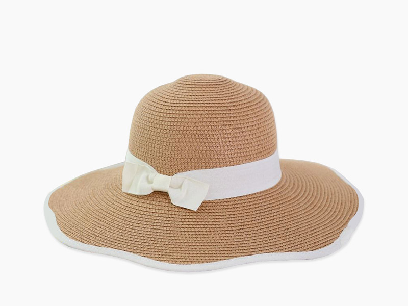 Straw Hat with ribbon