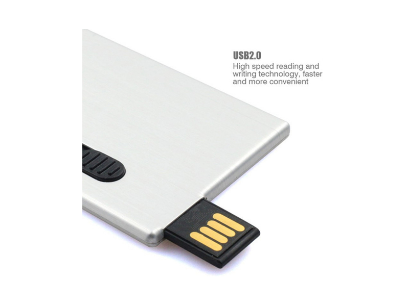 SLIDING ALU CARD USB