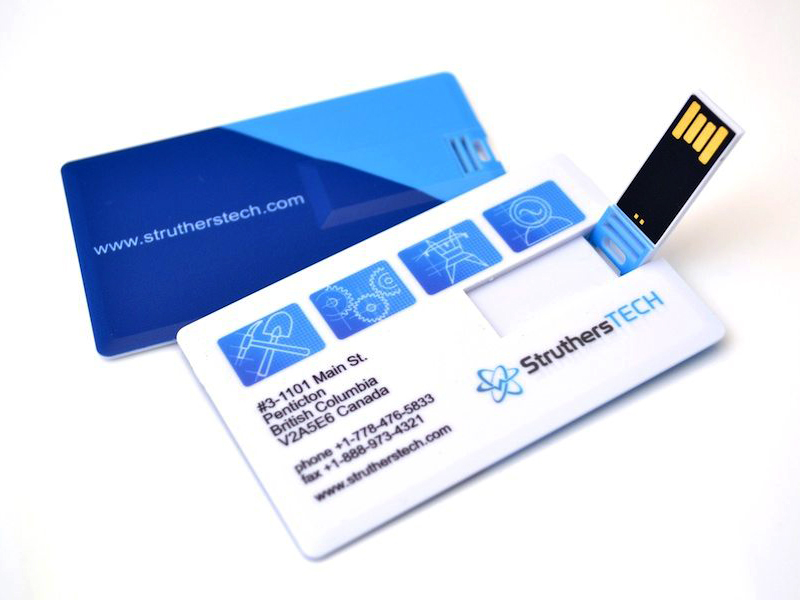 CREDIT CARD SHAPE USB FLASH DRIVE