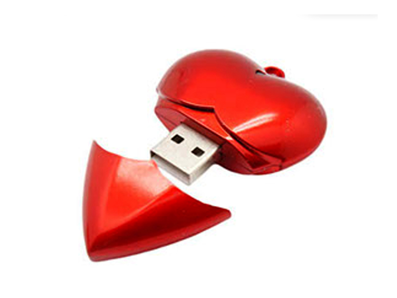 HEART SHAPE USB FLASH DRIVE