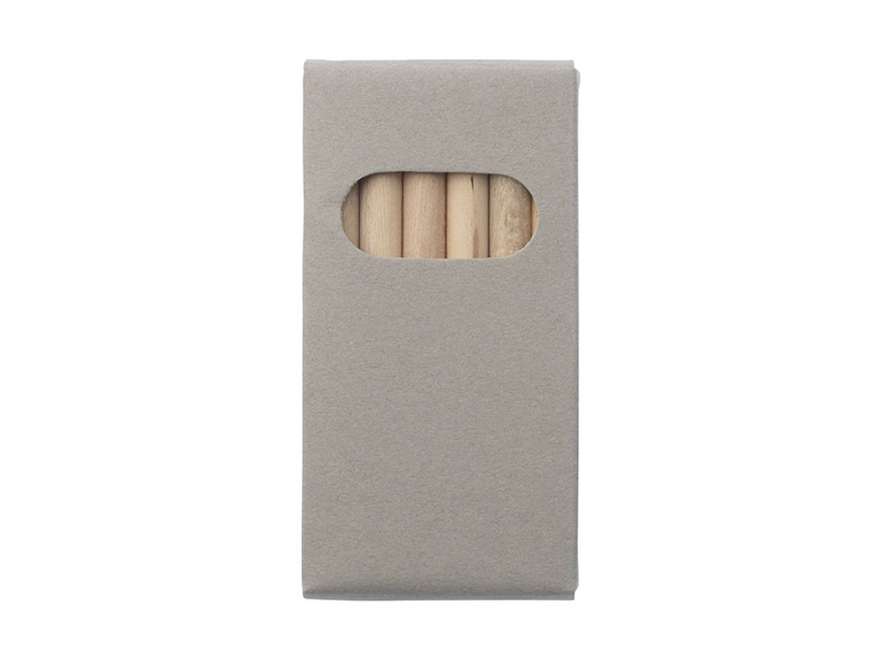 6 Colored Pencils In Box